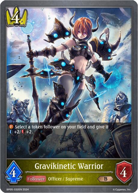 Gravikinetic Warrior (BP05-032EN) [Omens Eternal] - Bushiroad - Card Brawlers | Quebec | Canada |