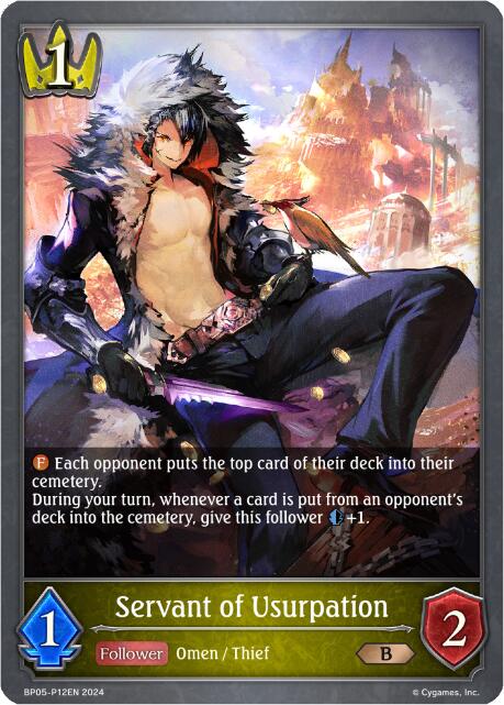Servant of Usurpation (Foil) (BP05-P12EN) [Omens Eternal] - Bushiroad - Card Brawlers | Quebec | Canada |