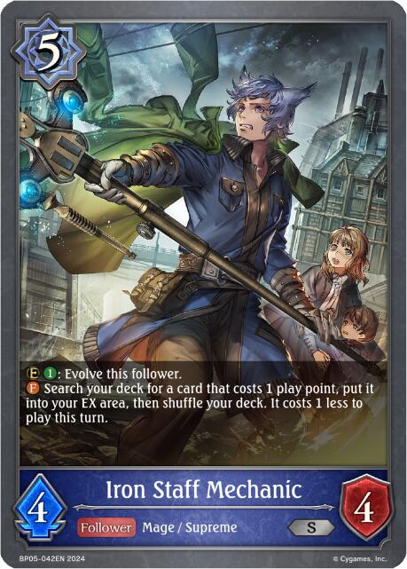Iron Staff Mechanic (BP05-042EN) [Omens Eternal] - Bushiroad - Card Brawlers | Quebec | Canada |