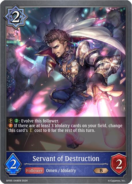 Servant of Destruction (BP05-048EN) [Omens Eternal] - Bushiroad - Card Brawlers | Quebec | Canada |