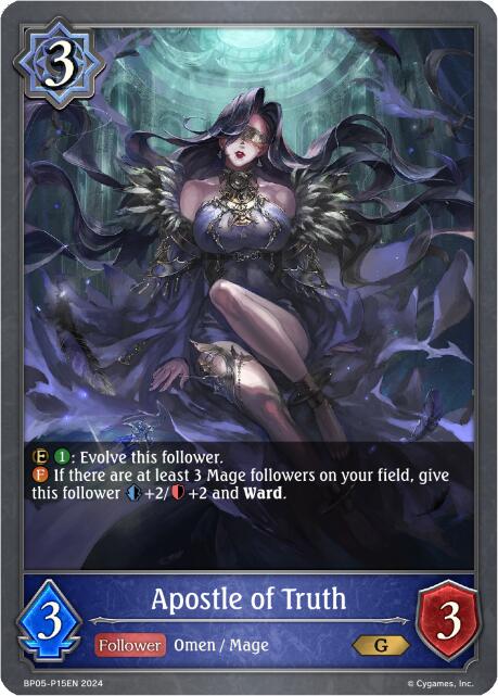 Apostle of Truth - P15EN (Foil) (BP05-P15EN) [Omens Eternal] - Bushiroad - Card Brawlers | Quebec | Canada |
