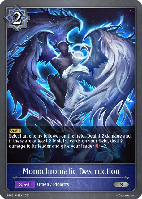 Monochromatic Destruction P19EN (Foil) (BP05-P19EN) [Omens Eternal] - Bushiroad - Card Brawlers | Quebec | Canada |