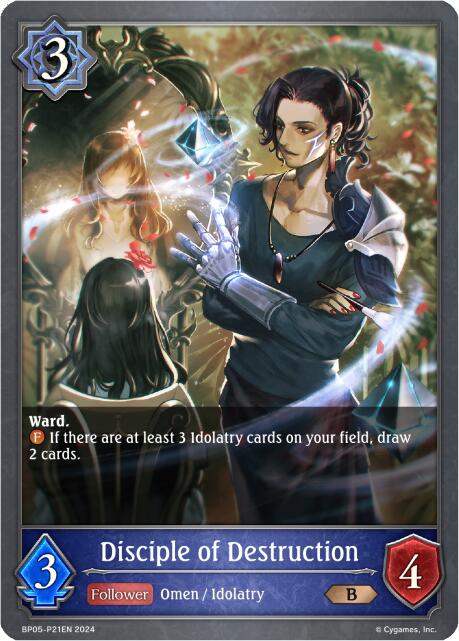 Disciple of Destruction P21EN (Foil) (BP05-P21EN) [Omens Eternal] - Bushiroad - Card Brawlers | Quebec | Canada |