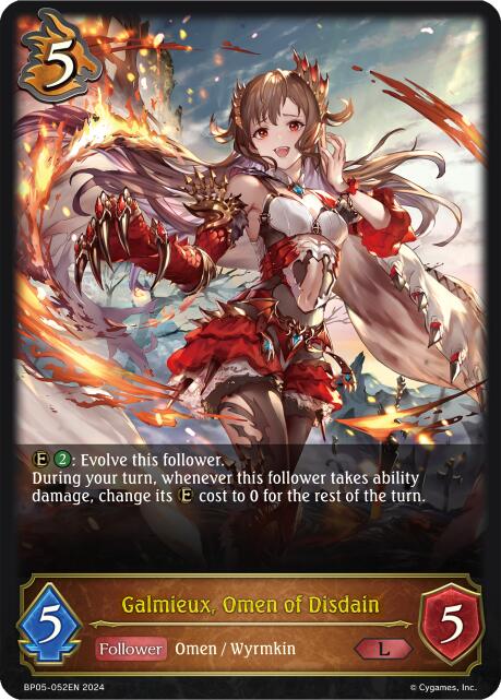 Galmieux, Omen of Disdain (BP05-052EN) [Omens Eternal] - Bushiroad - Card Brawlers | Quebec | Canada |