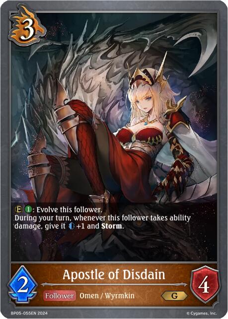 Apostle of Disdain (BP05-055EN) [Omens Eternal] - Bushiroad - Card Brawlers | Quebec | Canada |