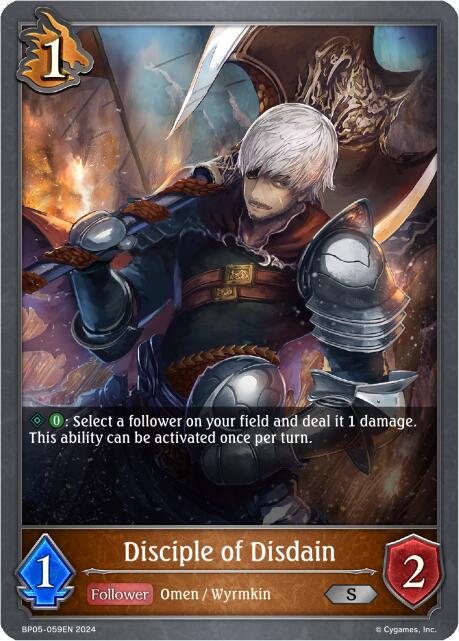 Disciple of Disdain (BP05-059EN) [Omens Eternal]