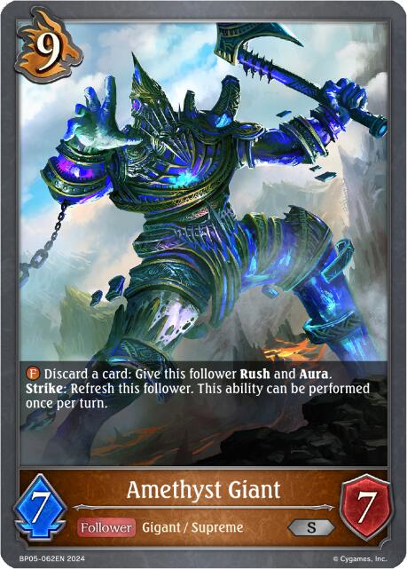 Amethyst Giant (BP05-062EN) [Omens Eternal] - Bushiroad - Card Brawlers | Quebec | Canada |