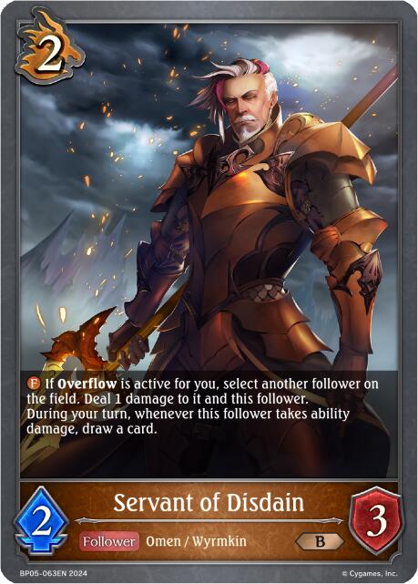 Servant of Disdain (BP05-063EN) [Omens Eternal] - Bushiroad - Card Brawlers | Quebec | Canada |