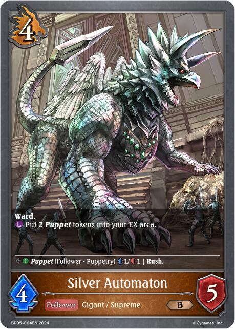 Silver Automaton (BP05-064EN) [Omens Eternal] - Bushiroad - Card Brawlers | Quebec | Canada |