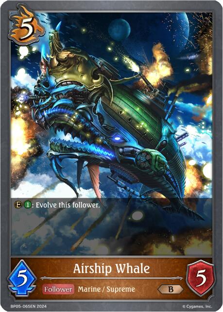Airship Whale (BP05-065EN) [Omens Eternal] - Bushiroad - Card Brawlers | Quebec | Canada |