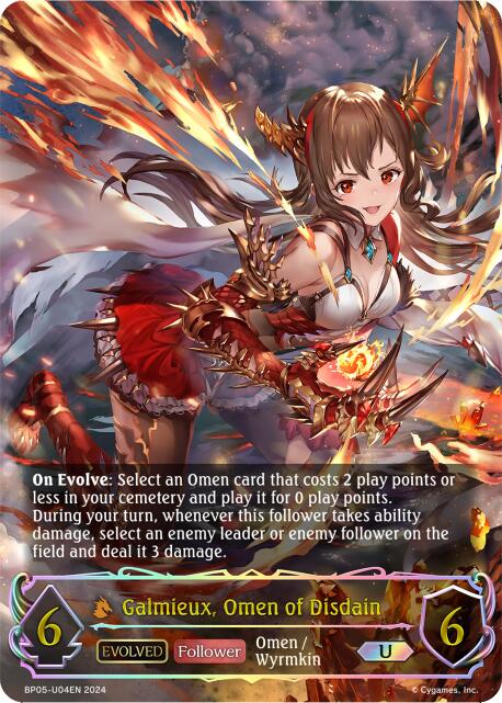 Galmieux, Omen of Disdain (BP05-U04EN) [Omens Eternal] - Bushiroad - Card Brawlers | Quebec | Canada |