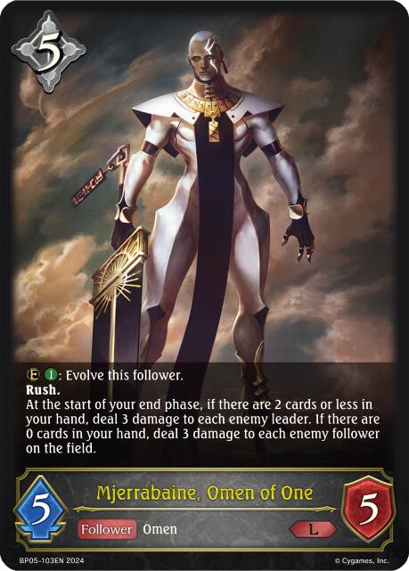 Mjerrabaine, Omen of One (BP05-103EN) [Omens Eternal] - Bushiroad - Card Brawlers | Quebec | Canada |