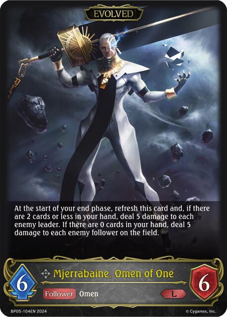 Mjerrabaine, Omen of One (Evolved) (BP05-104EN) [Omens Eternal] - Bushiroad - Card Brawlers | Quebec | Canada |