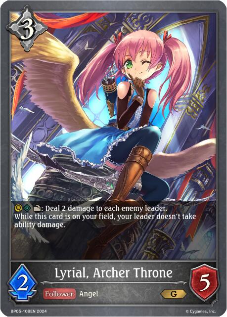 Lyrial, Archer Throne (BP05-108EN) [Omens Eternal] - Bushiroad - Card Brawlers | Quebec | Canada |