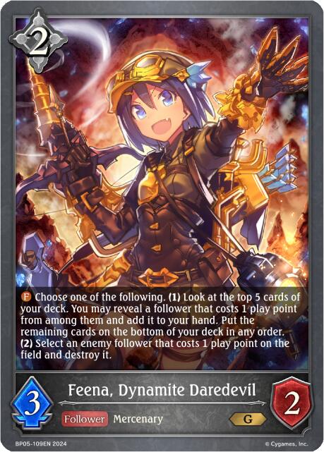 Feena, Dynamite Daredevil (BP05-109EN) [Omens Eternal] - Bushiroad - Card Brawlers | Quebec | Canada |