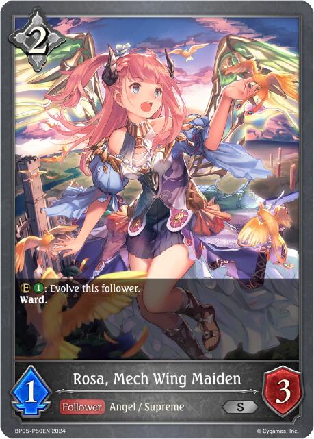 Rosa, Mech Wing Maiden (Foil) (BP05-P50EN) [Omens Eternal] - Bushiroad - Card Brawlers | Quebec | Canada |