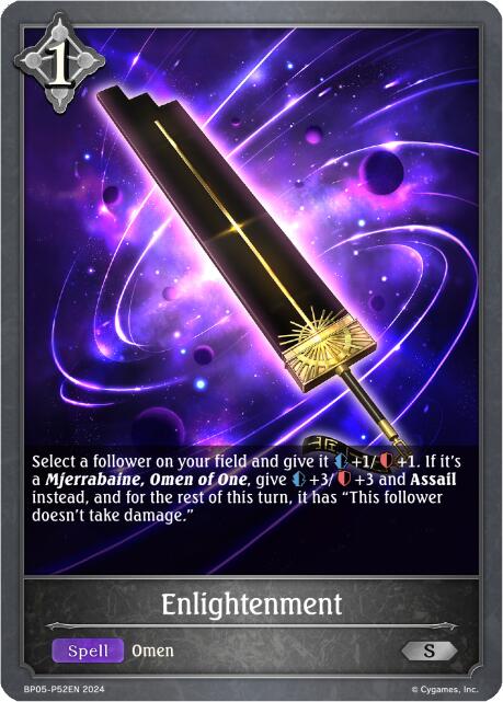 Enlightenment - P52EN (Foil) (BP05-P52EN) [Omens Eternal] - Bushiroad - Card Brawlers | Quebec | Canada |