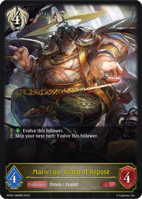 Marwynn, Omen of Repose (BP05-086EN) [Omens Eternal] - Bushiroad - Card Brawlers | Quebec | Canada |