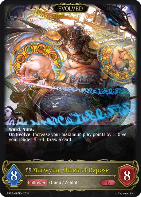 Marwynn, Omen of Repose (Evolved) (BP05-087EN) [Omens Eternal] - Bushiroad - Card Brawlers | Quebec | Canada |