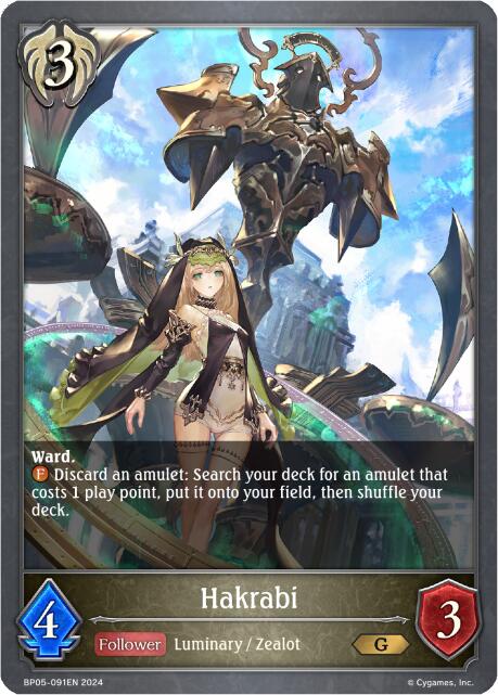 Hakrabi (BP05-091EN) [Omens Eternal] - Bushiroad - Card Brawlers | Quebec | Canada |
