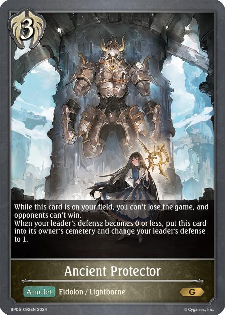 Ancient Protector (BP05-092EN) [Omens Eternal] - Bushiroad - Card Brawlers | Quebec | Canada |