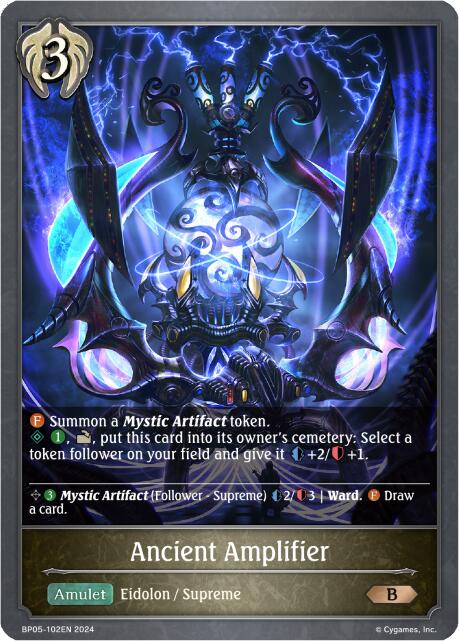 Ancient Amplifier (BP05-102EN) [Omens Eternal] - Bushiroad - Card Brawlers | Quebec | Canada |