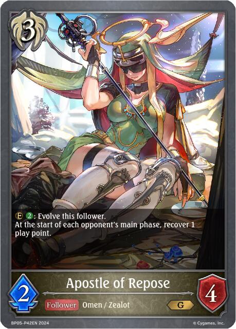Apostle of Repose - P42 (Foil) (BP05-P42EN) [Omens Eternal] - Bushiroad - Card Brawlers | Quebec | Canada |