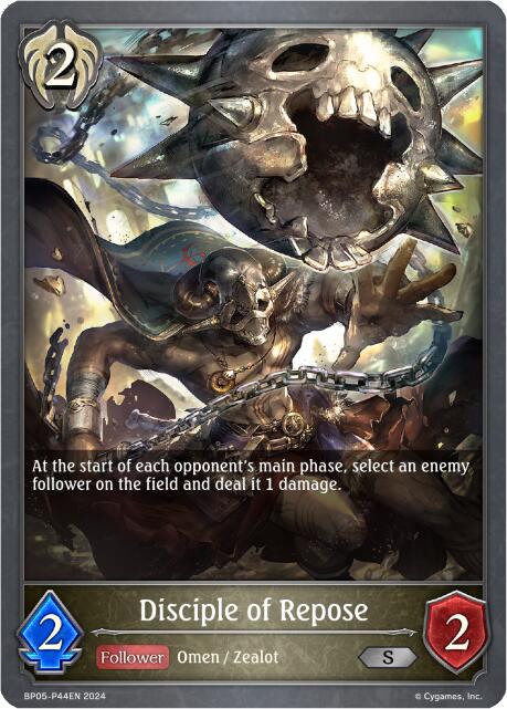 Disciple of Repose - P44 (Foil) (BP05-P44EN) [Omens Eternal] - Bushiroad - Card Brawlers | Quebec | Canada |