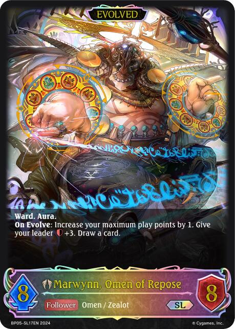 Marwynn, Omen of Repose (Evolved) (BP05-SL17EN) [Omens Eternal] - Bushiroad - Card Brawlers | Quebec | Canada |