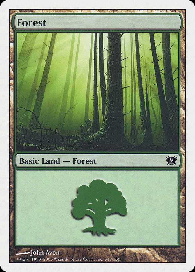 Forest (348) [Ninth Edition] - Magic: The Gathering - Card Brawlers | Quebec | Canada |