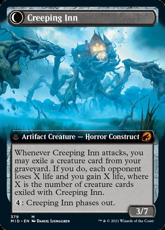 Hostile Hostel // Creeping Inn (Extended Art) [Innistrad: Midnight Hunt] - Magic: The Gathering - Card Brawlers | Quebec | Canada |