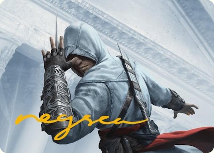 Altair Ibn-La'Ahad Art Card (Gold-Stamped Signature) [Assassin's Creed Art Series] - Magic: The Gathering - Card Brawlers | Quebec | Canada |