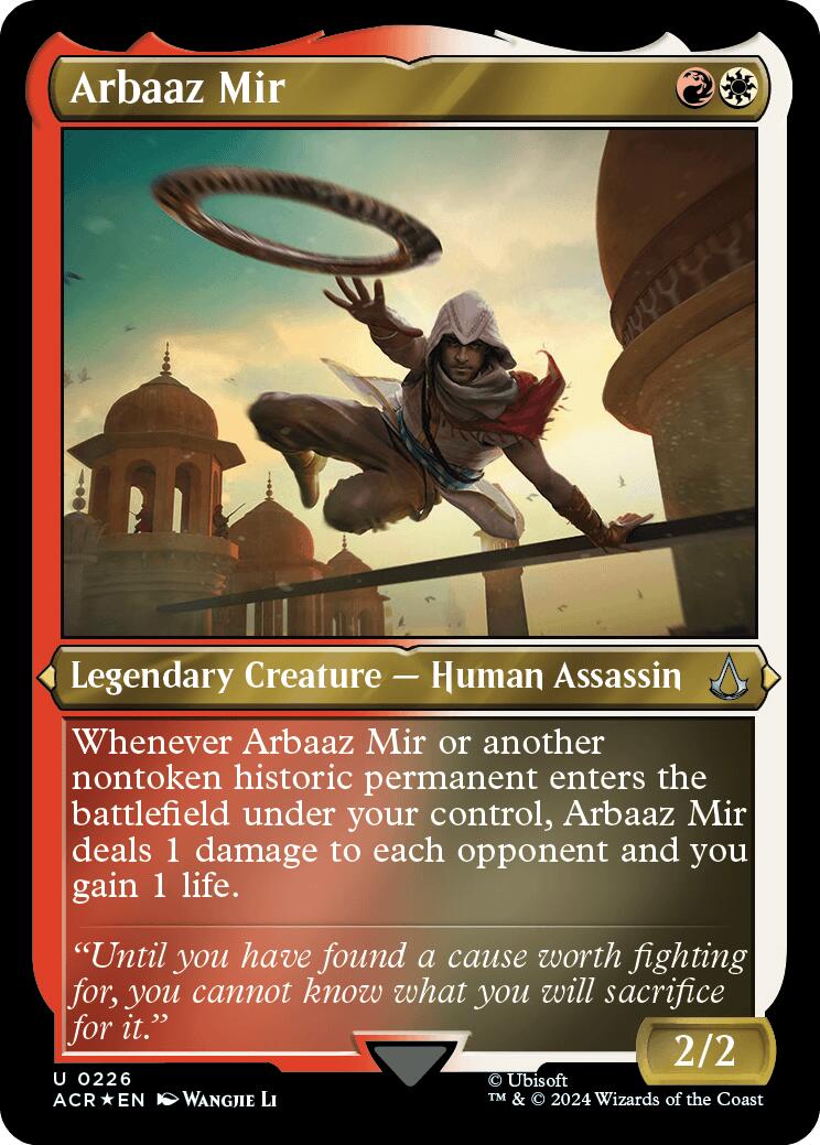 Arbaaz Mir (Foil Etched) [Assassin's Creed] - Magic: The Gathering - Card Brawlers | Quebec | Canada |