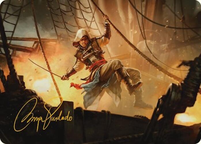 Edward Kenway Art Card (Gold-Stamped Signature) [Assassin's Creed Art Series] - Magic: The Gathering - Card Brawlers | Quebec | Canada |