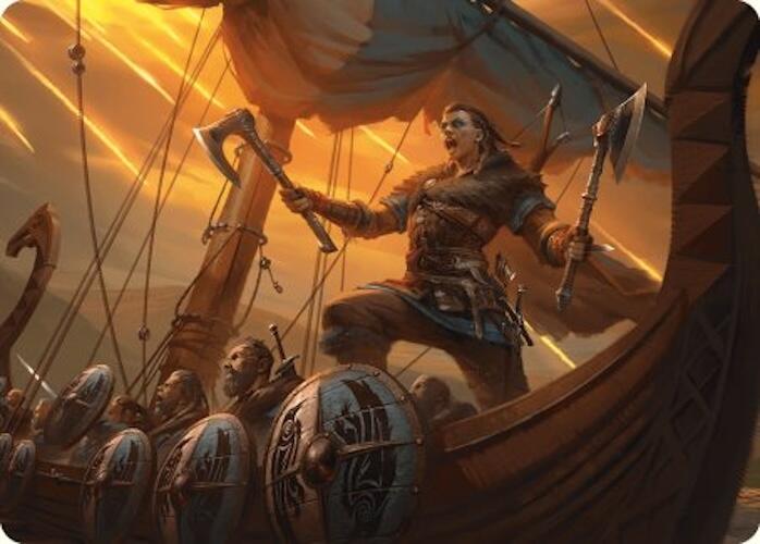 Eivor, Battle-Ready Art Card [Assassin's Creed Art Series] - Magic: The Gathering - Card Brawlers | Quebec | Canada |