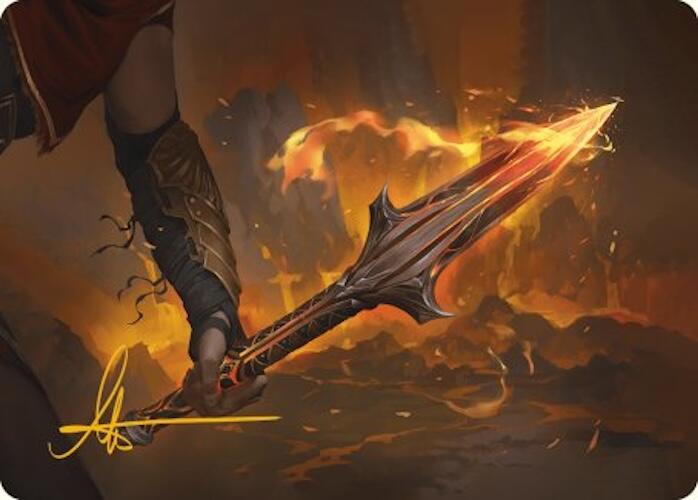 The Spear of Leonidas Art Card (Gold-Stamped Signature) [Assassin's Creed Art Series] - Magic: The Gathering - Card Brawlers | Quebec | Canada |