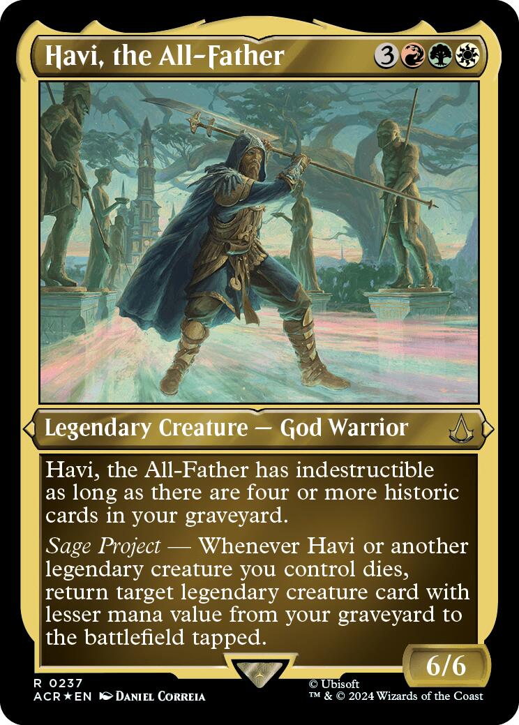 Havi, the All-Father (Foil Etched) [Assassin's Creed] - Magic: The Gathering - Card Brawlers | Quebec | Canada |