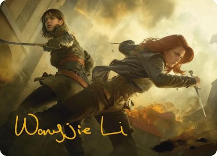 Mary Read and Anne Bonny Art Card (Gold-Stamped Signature) [Assassin's Creed Art Series] - Magic: The Gathering - Card Brawlers | Quebec | Canada |