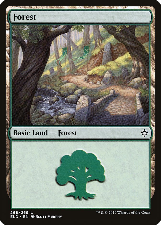 Forest (268) [Throne of Eldraine] - Magic: The Gathering - Card Brawlers | Quebec | Canada |