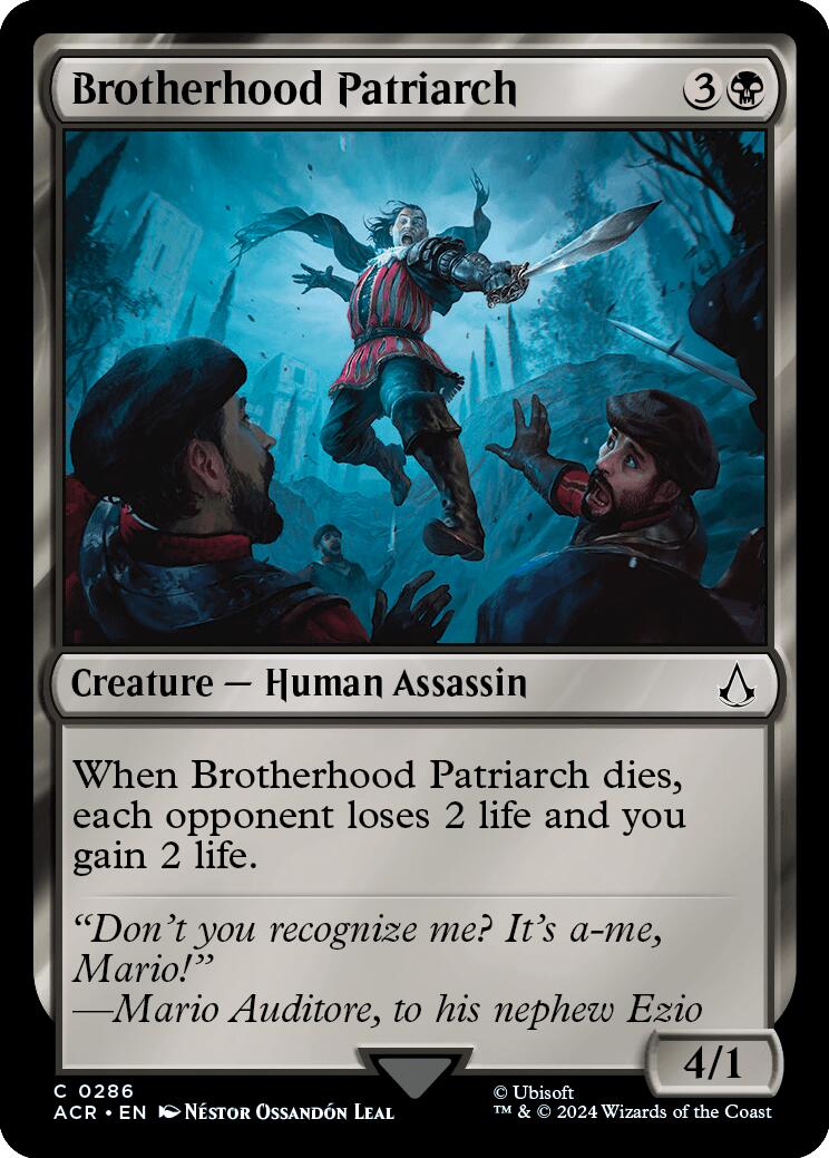 Brotherhood Patriarch [Assassin's Creed] - Magic: The Gathering - Card Brawlers | Quebec | Canada |