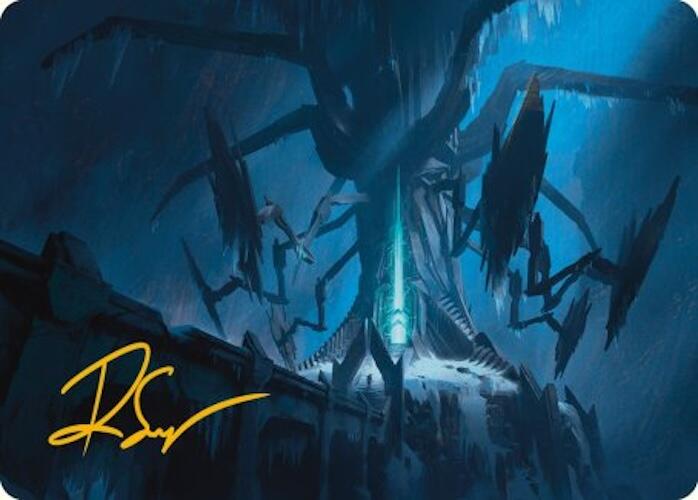 Yggdrasil, Rebirth Engine Art Card (Gold-Stamped Signature) [Assassin's Creed Art Series] - Magic: The Gathering - Card Brawlers | Quebec | Canada |