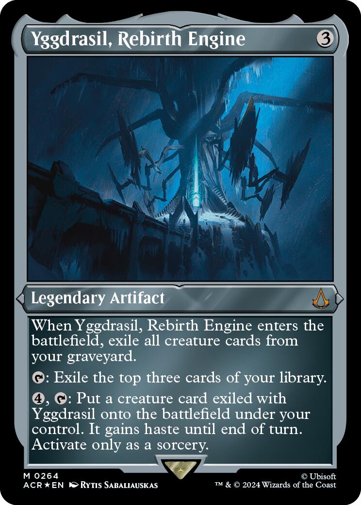 Yggdrasil, Rebirth Engine (Foil Etched) [Assassin's Creed] - Magic: The Gathering - Card Brawlers | Quebec | Canada |