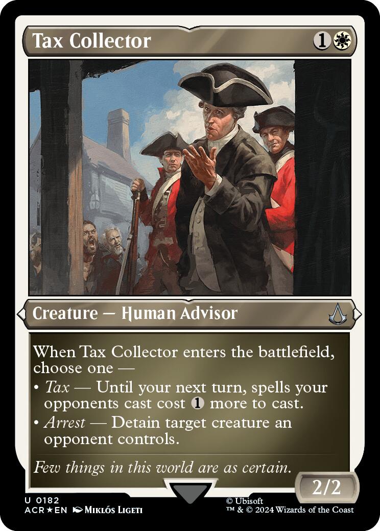 Tax Collector (Foil Etched) [Assassin's Creed] - Magic: The Gathering - Card Brawlers | Quebec | Canada |
