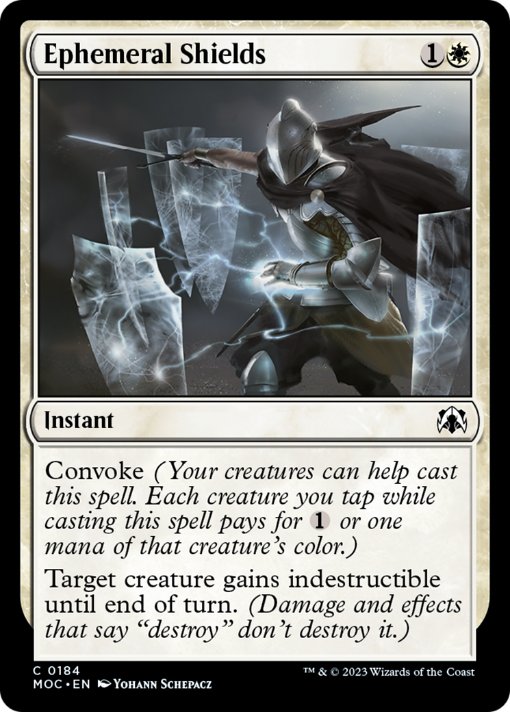 Ephemeral Shields [March of the Machine Commander] - Magic: The Gathering - Card Brawlers | Quebec | Canada |