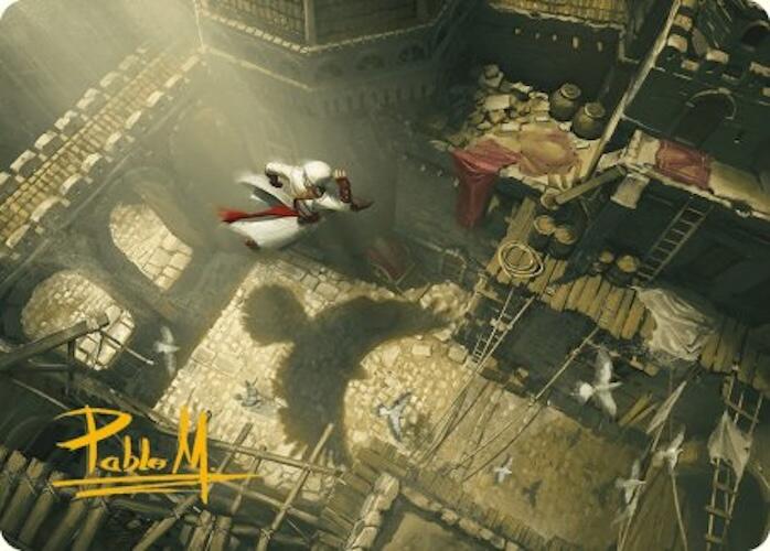 Rooftop Bypass Art Card (Gold-Stamped Signature) [Assassin's Creed Art Series] - Magic: The Gathering - Card Brawlers | Quebec | Canada |