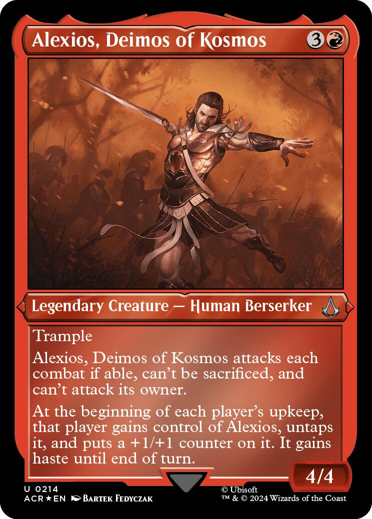 Alexios, Deimos of Kosmos (Foil Etched) [Assassin's Creed] - Magic: The Gathering - Card Brawlers | Quebec | Canada |