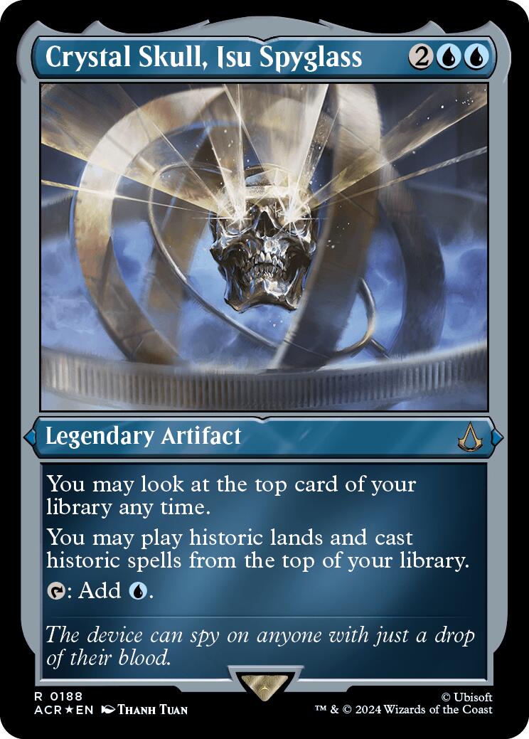 Crystal Skull, Isu Spyglass (Foil Etched) [Assassin's Creed] - Magic: The Gathering - Card Brawlers | Quebec | Canada |