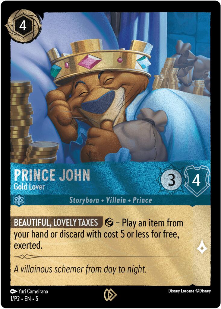 Prince John - Gold Lover (1) [Promo Cards] - Disney - Card Brawlers | Quebec | Canada |
