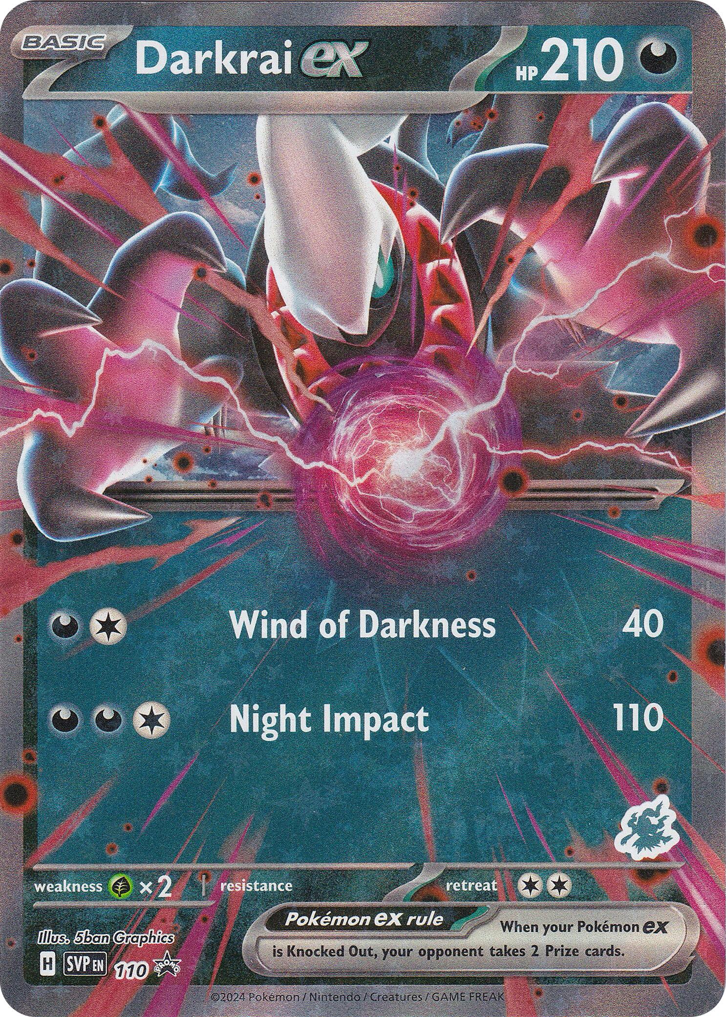 Darkrai ex (110) (Darkrai) [Battle Academy 2024] - Pokémon - Card Brawlers | Quebec | Canada |