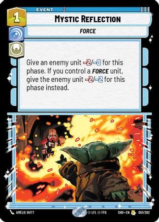 Mystic Reflection (051/262) (051/262) [Shadows of the Galaxy] - Fantasy Flight Games - Card Brawlers | Quebec | Canada |